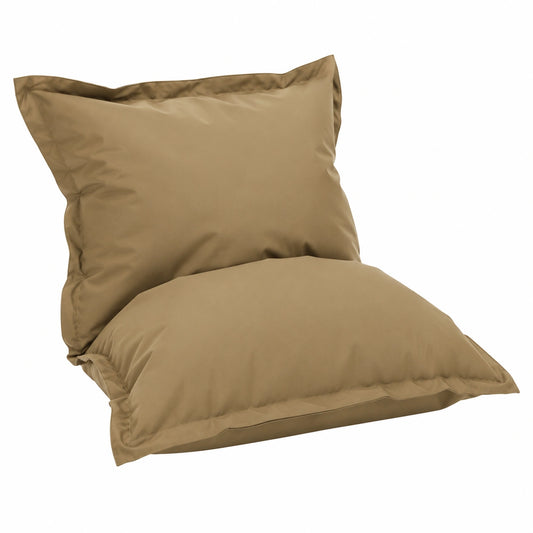 Kinder Sitzsack Outdoor Sako Pouf – Robuster Puff für Kinderzimmer, Entspannung und Wohnungseinrichtung, Größe S, 140x100cm, Tabakfarben